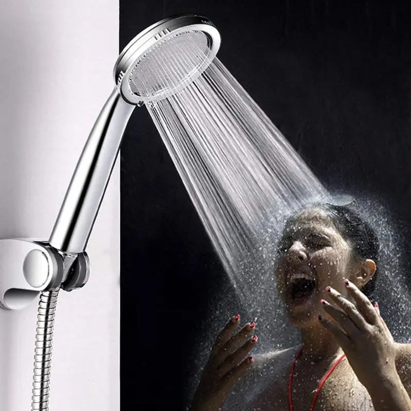 JFBL Hot Handheld Shower Head Bathroom High Turbo Pressure Energy Water Saving Bath Showerhead