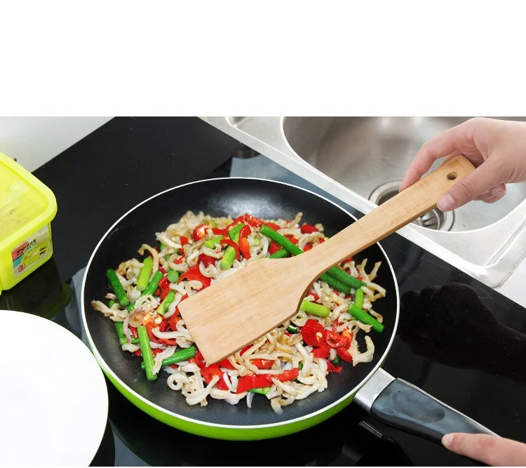 1 шт. натуральные деревянные бамбуковые палочки для суши посуда еды лопаточка