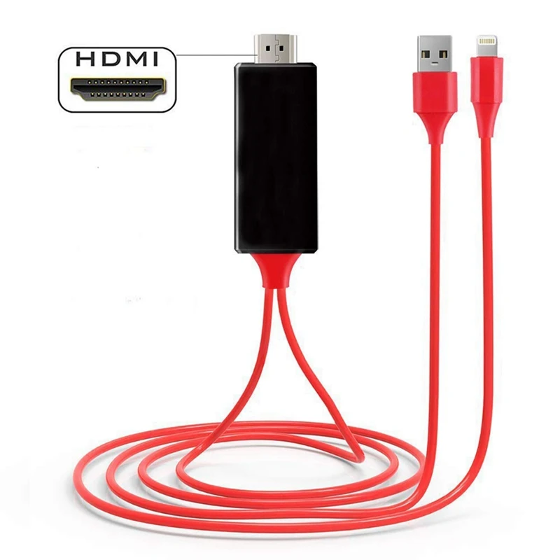 Переключатель от lightning/HDMI кабель переключателя гибкий экрана литье конвертер