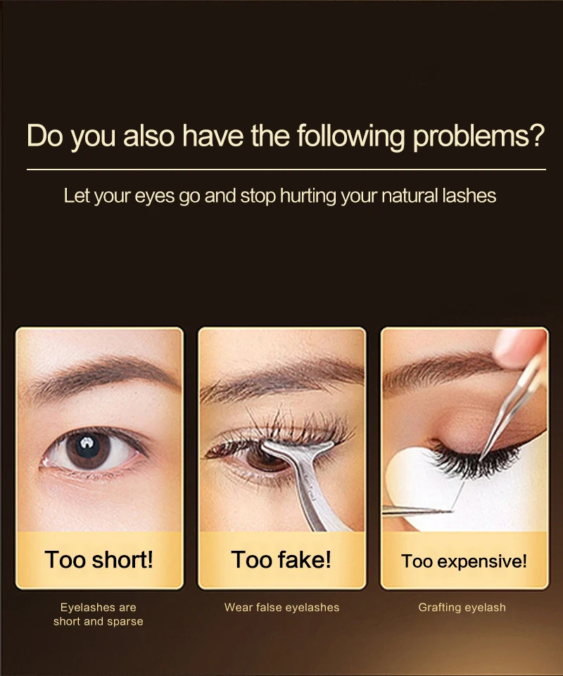 Makeup Mascara Cosmetics Eye Lash Lift Eyelashes Eyebrow Growth Serum 7 Days Enhancer Longer Fuller Thicker Lashes Lifting