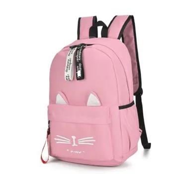 

New Kids Backpack Girls Boy Children Teenagers Student School Backpacks For Girl Cute Cat Ear Backpack Schoolbag Cartable Enfant