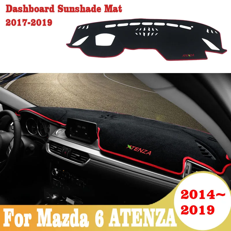 Для Mazda 6 ATENZA 2014 2016 2017 2018 2019 приборной панели автомобиля крышка коврики Избегайте