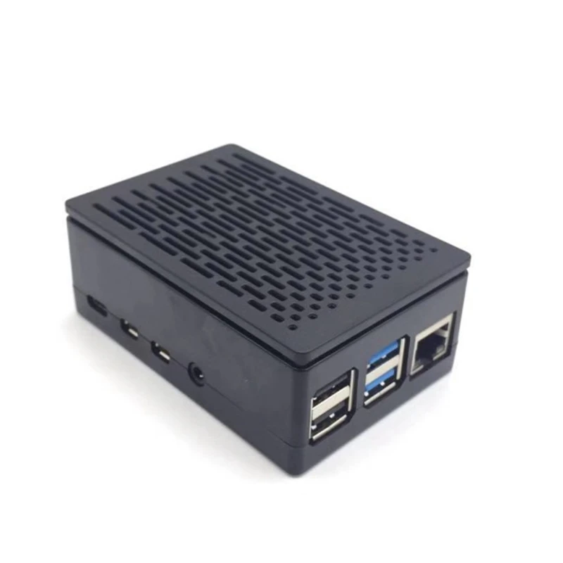Корпус для Raspberry Pi 4 корпус устанавливаемый вентилятор алюминиевый радиатора 4B |