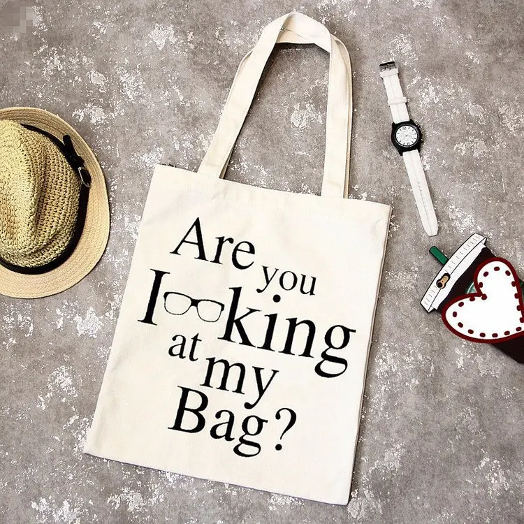 

Bag 2019 Single-shoulder Bag for Women Europe And America Fashion Canvas Shopping Bag Printed Bag Handbag