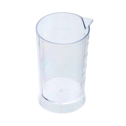 Dewal measuring glass with spout transparent 100 ml tools for cosmetics nails stuff storage | Красота и здоровье