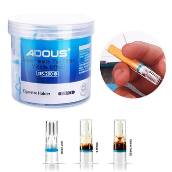 

100-400pcs Healthy Disposable Smoking Filter Pipe Tobacco Cigarettes Reduce Tar Filter Cleaning Container Smoking Tools Gifts