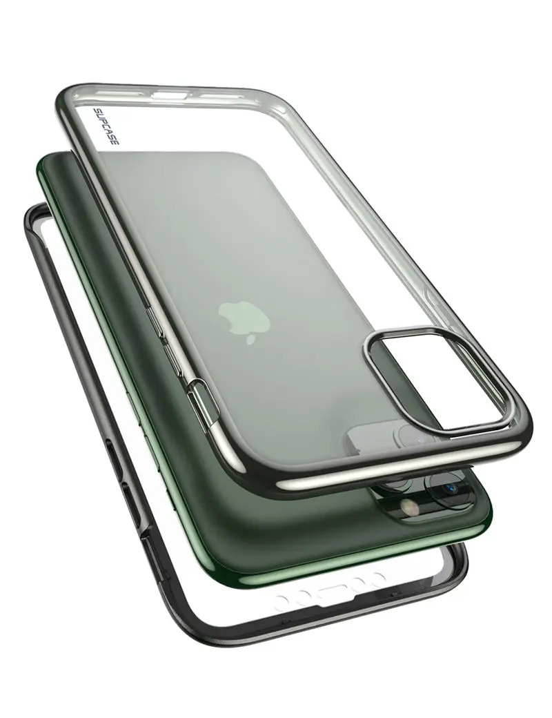 Чехол для iPhone 11 Pro Max 6,5 дюйма() SUPCASE UB электро металлический гальванический+ ТПУ чехол со встроенным протектором экрана