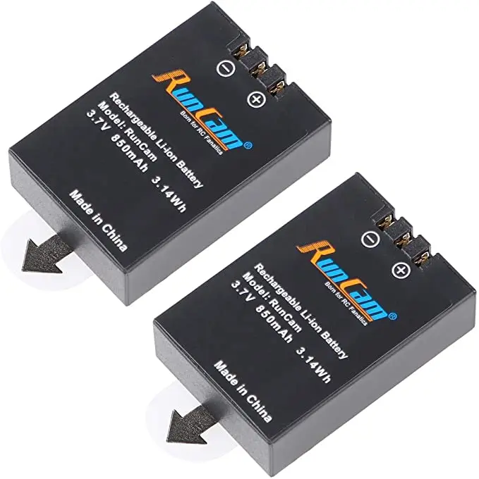 Аккумулятор RunCam 850 мА · ч 3 7 в съемный аккумулятор для камеры 3S перезаряжаемые