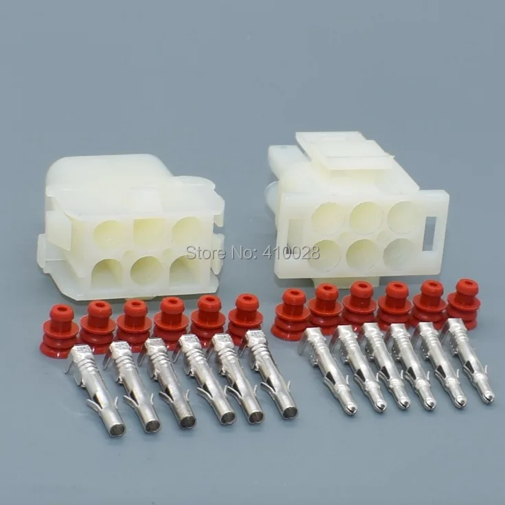 Shhworld Sea 6pin 1,2 мм авто электронный мужской женский жгут разъем датчика 1-480705-0