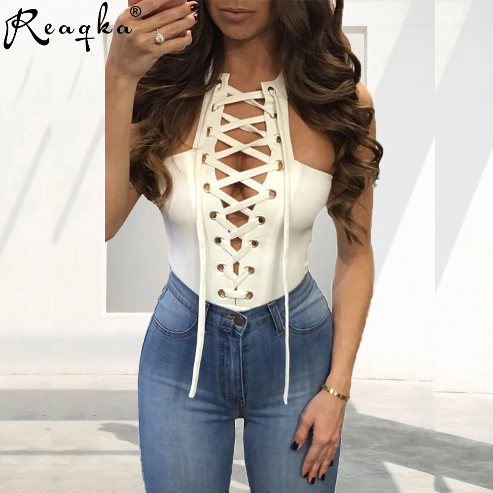 Reaqka Fashion Hollow Out Bodysuits Women Jumpsuit Sexy Bandage Backless Club Wear Party Romper Playsuit Woman Overalls 2019 Reaqka Fashion Hollow Out Bodysuits Women Jumpsuit Sexy Bandage Backless Club Wear Party Romper Playsuit Woman Overalls 2019