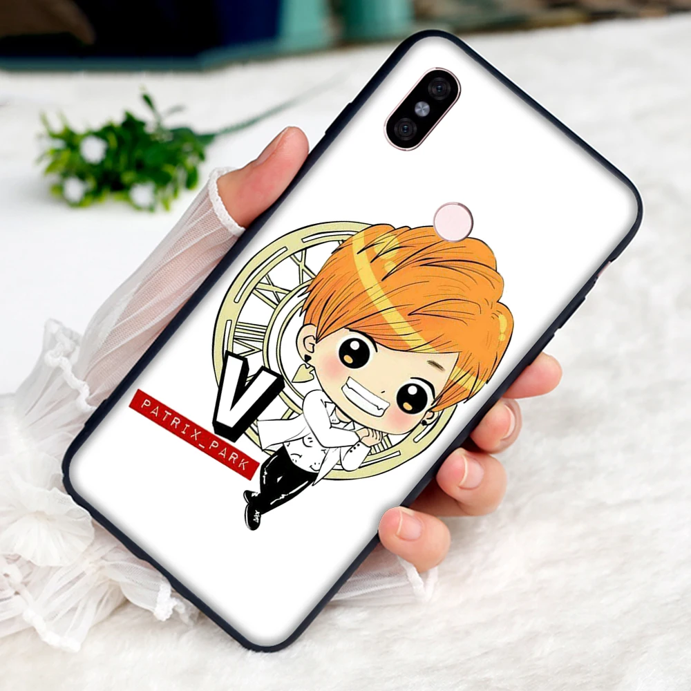K-kop suga мягкий чехол для Xiaomi Redmi Note 4 4X6 7 8 Pro 5 Plus 5A 6A чехол - Цвет: 4