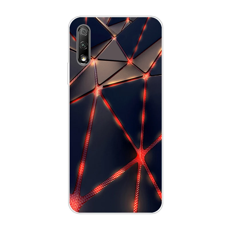 Чехлы для телефонов huawei Honor 9x pro, силиконовая задняя крышка, мягкий чехол из ТПУ для huawei Honor9x, милые Мультяшные разрисованные Чехлы для кожи
