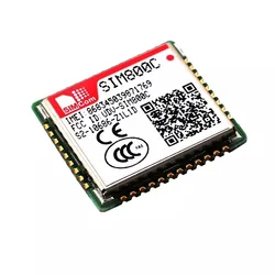 Sim800c simcom gsm/gprs, tamanho pequeno, interface lcc de alto desempenho, sim800c simcom gsm/gprs com tamanho pequeno em l