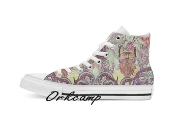 

zombie Custom Casual High Top lace-up Canvas shoes sneakers Drop shipping