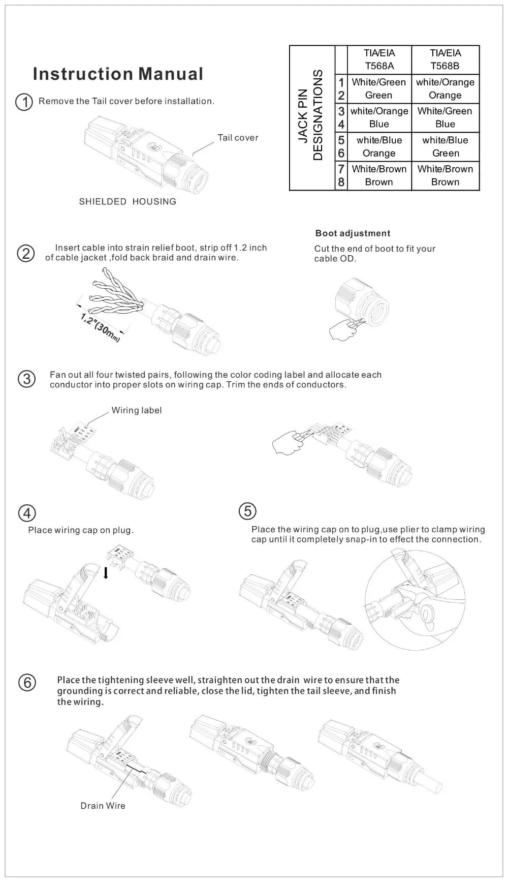 Instruction Manual-Network Plug