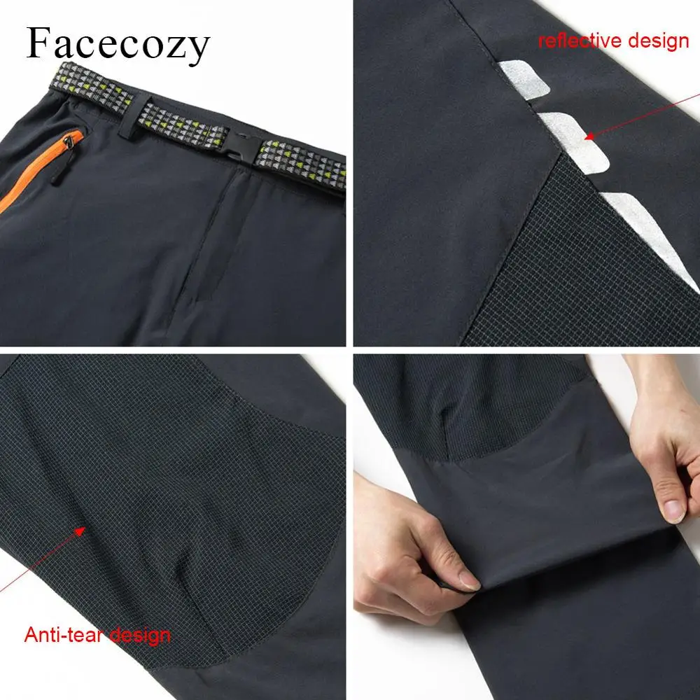 Мужские быстросохнущие брюки Facecozy походные в стиле пэчворк для охоты и кемпинга