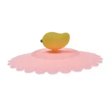 Герметичная, силиконовая крышка для чашек, термостойкая многоразовая герметичная крышка, кухонные аксессуары, чашка для чая, крышка для чашки на присоске