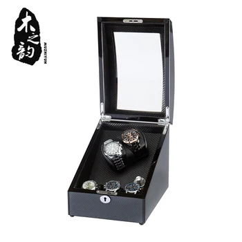 

Watch Winder Box Case Storage Shaker Display Automatic Wooden Single Motor 5 Slots Winder Rotation Holder Organizer Piano finish