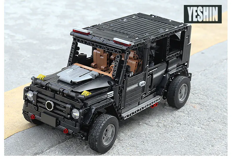 Yeshin 20100 DHL Technic автомобиль совместим с новым MOC-2425 G500 AWD вагон набор строительных блоков Кирпичи ребенок приложение RC мотор игрушка