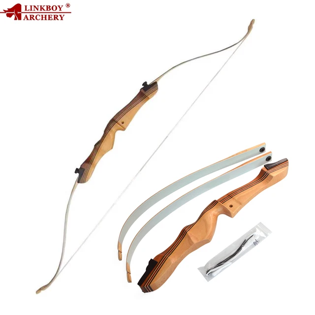  US $78.48 1set Archery 68inch Recurve Draw Weight 38lbs Outdoor Hunting Right Hand Longbow Wooden 