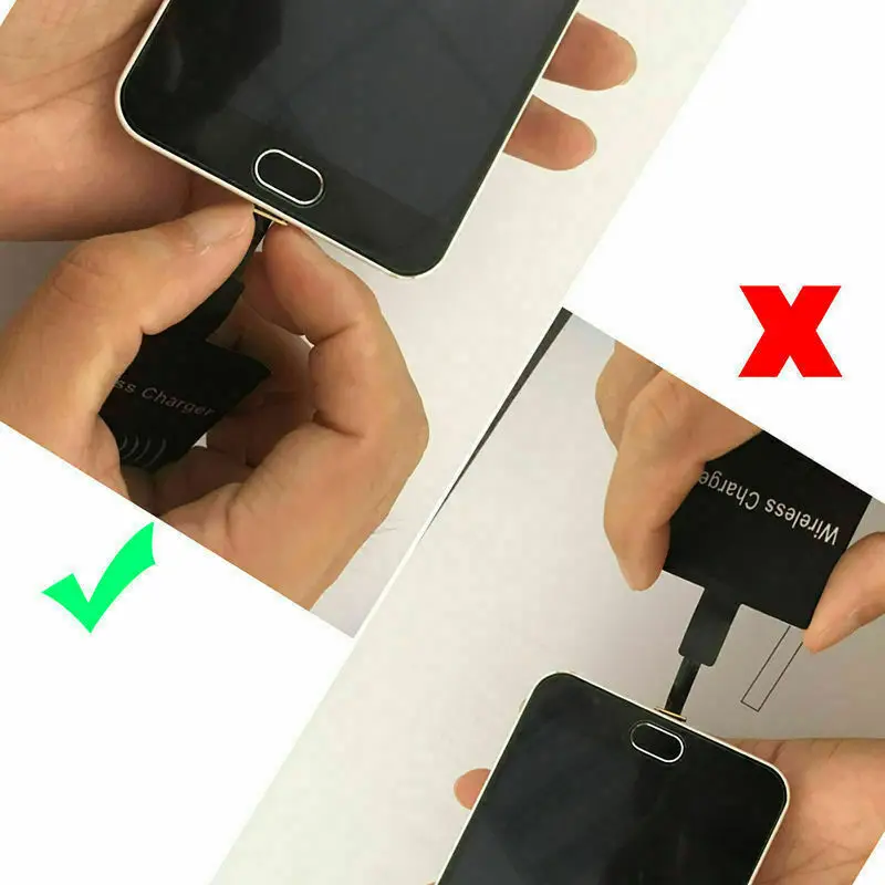 Qi Беспроводное зарядное устройство универсальное беспроводное зарядное устройство с ресивером модуль для iPhone X 5 6 7 8 Plus samsung S7 S8 edge Note