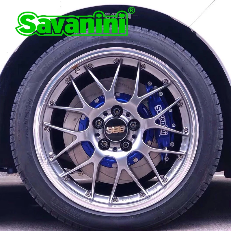 SAVANINI Фирменная Большой 4/6 горшок тормозной суппорт набор для VW Golf 6/7 GTI Sciocco Ocativa PQ35