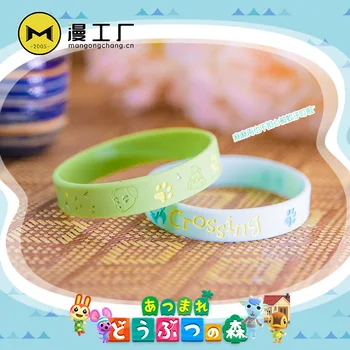 

New Japan Game Props Animal Crossing Silicone Bracelet cute Silicone Wristband Rubber Bracelet birthday gifts