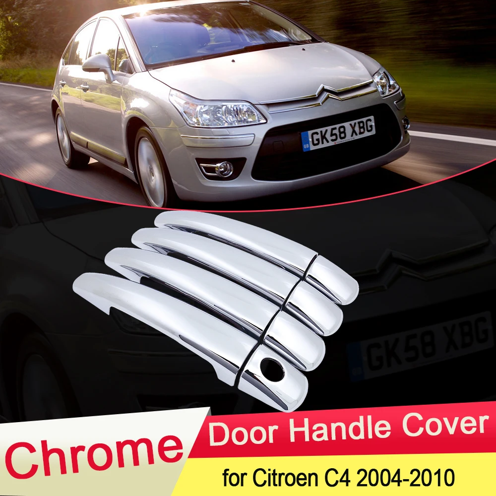 Для Citroen C4 Pallas Triomphe Quatre 2004 2005 2006 2007 2008 2009 2010 хромированная дверная ручка крышка