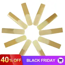 10 шт. сопрано альт тенор Bb саксофон Reed Bulrush сила тростника 2,5 саксофон Запчасти Аксессуары