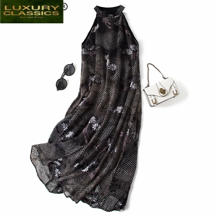 

Шелковое сексуальное Клубное реальное женское платье, летнее платье, женская одежда 2021, женские платья, корейское винтажное платье, элегантные платья 148