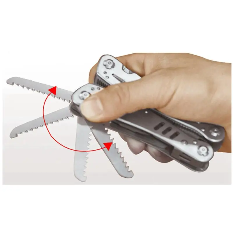 HobbyLane Открытый 25 в 1 гаджет Портативный прочный мульти-плоскогубцы портативный складной нож для кемпинга инструмент для ремонта серебряный Лидер продаж