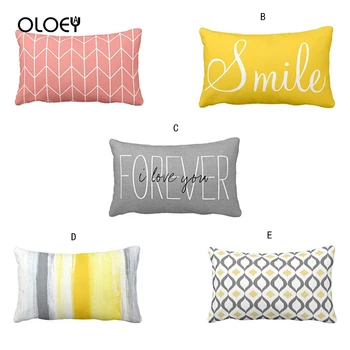 

30X50 Pillow Case Rectangular Letter Design Pillow Case, Comfortable Pillow Case and Cool Pillow Case Home Bedroom Pillow Case .
