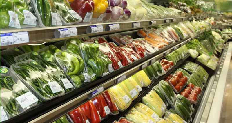 Одноразовый прозрачный пластиковый поднос для пищевых продуктов фруктов мяса