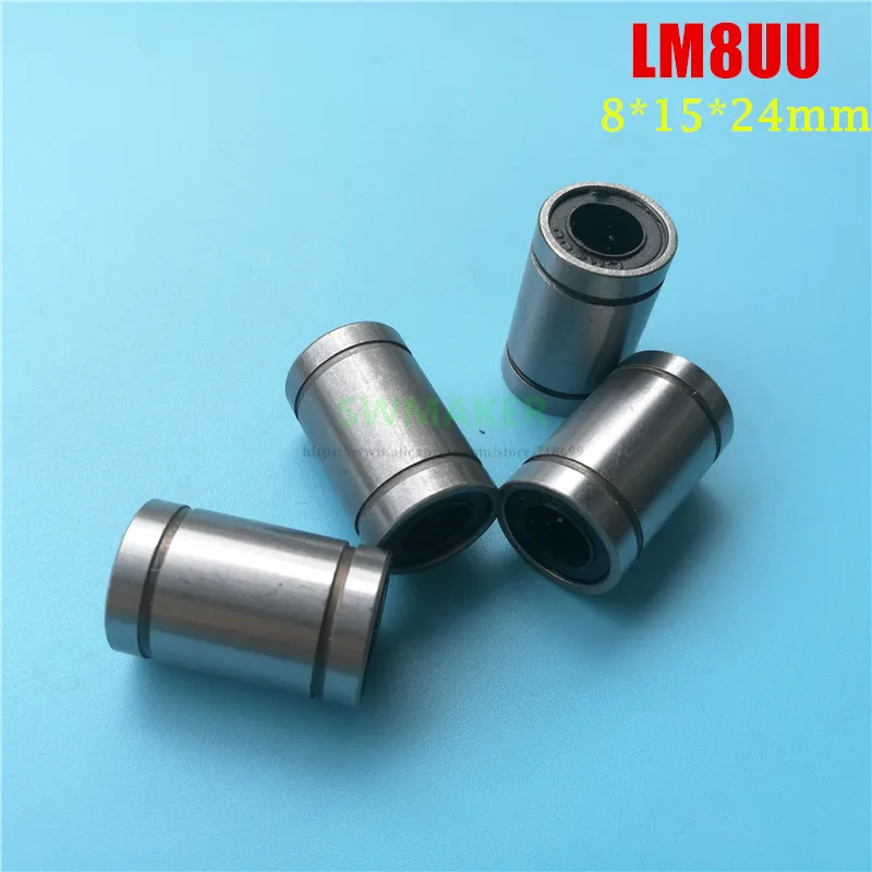 

1pcs LM8UU Linear Bushing 8mm Linear Bearing for 3d printer parts cnc parts
