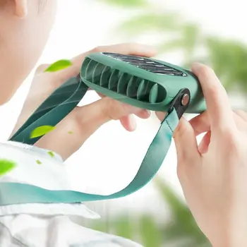 

Neck Hanging Mini Fan Travel Outdoor Portable Desktop Small Fan Air Cooler Summer Handheld Fan Ventilateur Rechargeable