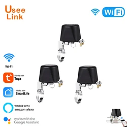 Uselink – vanne de contrôle pour eau/gaz, WiFi Tuya, pour maison intelligente, application Life, fonctionne avec Alexa Google Home Assistant, 3Packs 