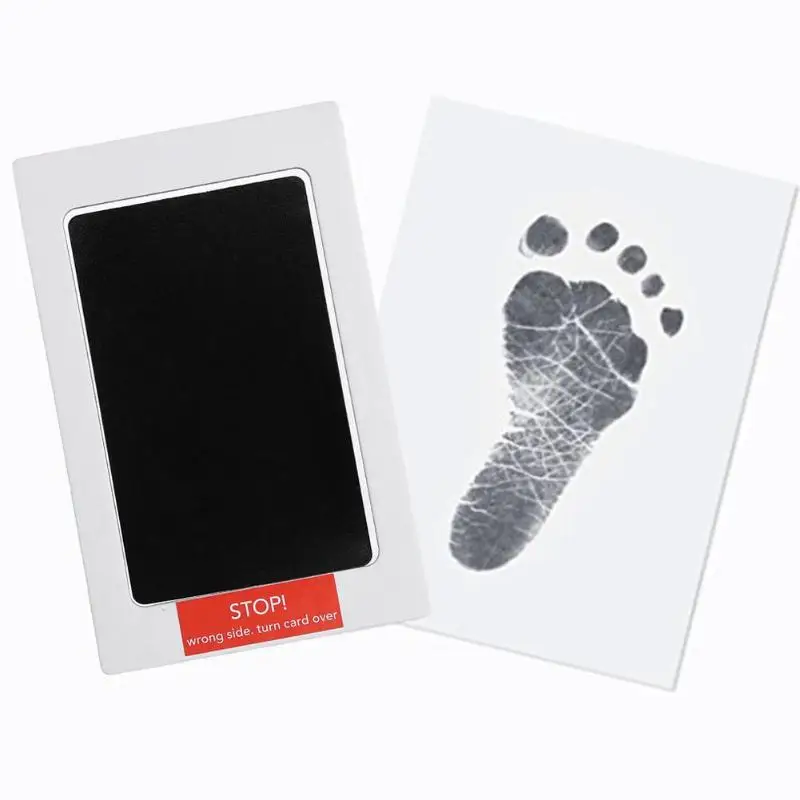 Новорожденный отпечаток руки ребенка отпечаток ноги масляная Подушка Живопись чернильный коврик фото ручная печать ног коврик чудесный сувенир