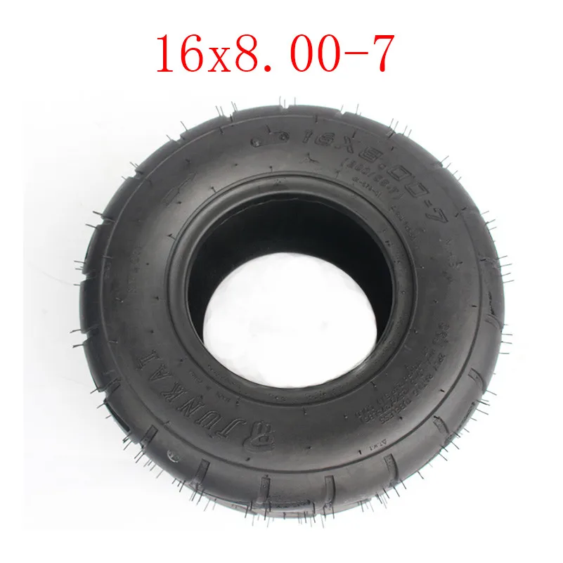 2 шт. 16x8. 00-7 бескамерные шины для пляжного автомобиля 16X8-7 ATV Go-kart износостойкие дорожные вакуумные шины четырехколесные ATV шин