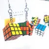 Alternative Fashion Rubik's Cube Geometry Funny Earrings Women Fashion Pendants Fancy Creative Hanging Earring Cool Jewelry 2022 ► Photo 2/6