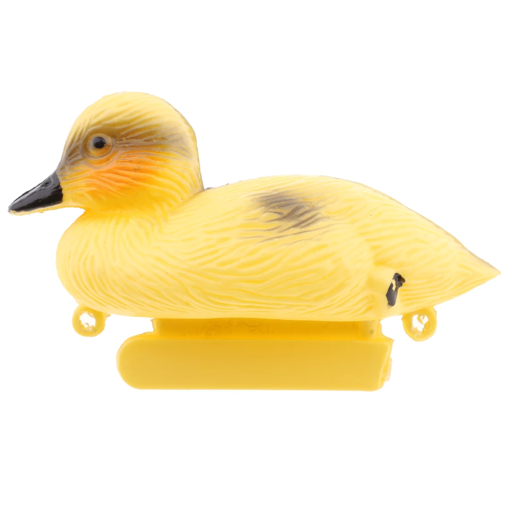 Realistic Yellow Ducks Figure DIY Garden Pond Statues Lawn Decoration