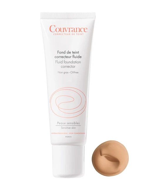 Avène Couvrance, Makeup Fluid Nª 3 Tone Sand, 30ml. -covers Natural Shape.  For All Kinds Of Skins. - Face Foundation - AliExpress