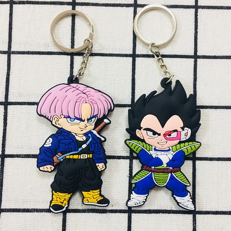 Супер saiyas DRAGON BALL брелок ПВХ фигурный брелок милая игрушка брелок для ключей подарки на день рождения Аниме Новинка
