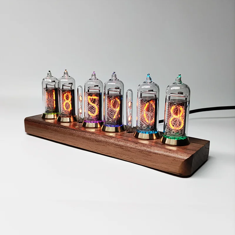 Digital clock nixie tube clock Former Soviet IN 14 glow tube clock Bluetooth control touch button