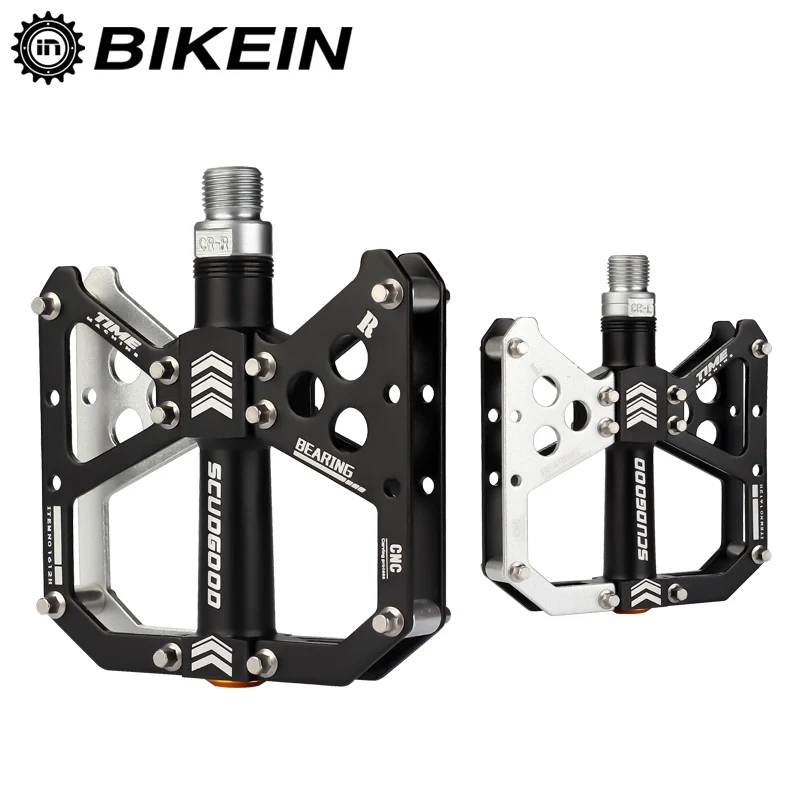 BIKEIN MTB велосипед Алюминиевый Противоскользящий 1 герметичный подшипник педаль плоская педаль Платформа Педали Велоспорт Сверхлегкий педаль Аксессуары для велосипеда