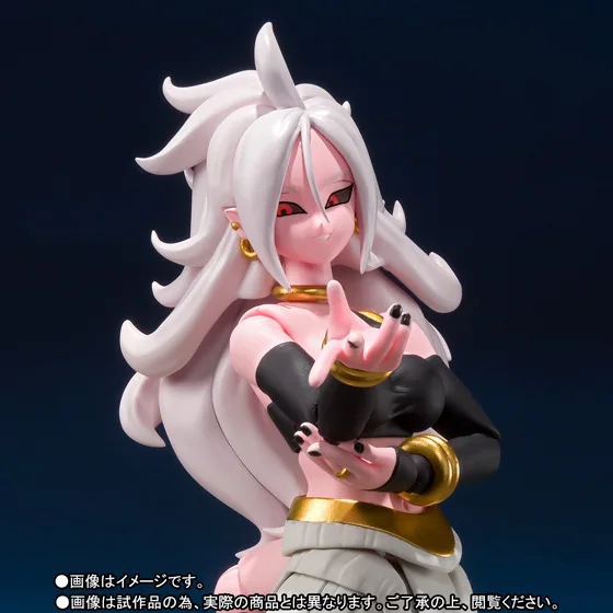 BANDAI Аниме Драконий жемчуг Android 21 Jinzoningen Nijuichi-Go СВЧ игрушки Фигурки Модель украшения Рождественский подарок