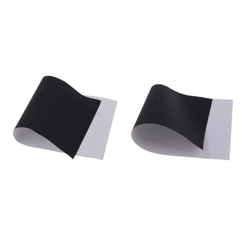2pcs Nylon Self-adhesive Repair Patch for Down Jackets Tent Umbrella Black Backpacking Fishing Hunting