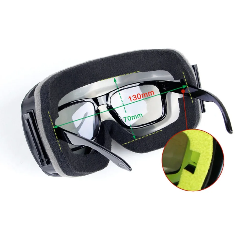 snowboard goggles ski glasses double anti-fog spherical double ski goggles true REVO red tablets vektor lunette ski enfant 30S26 (9)