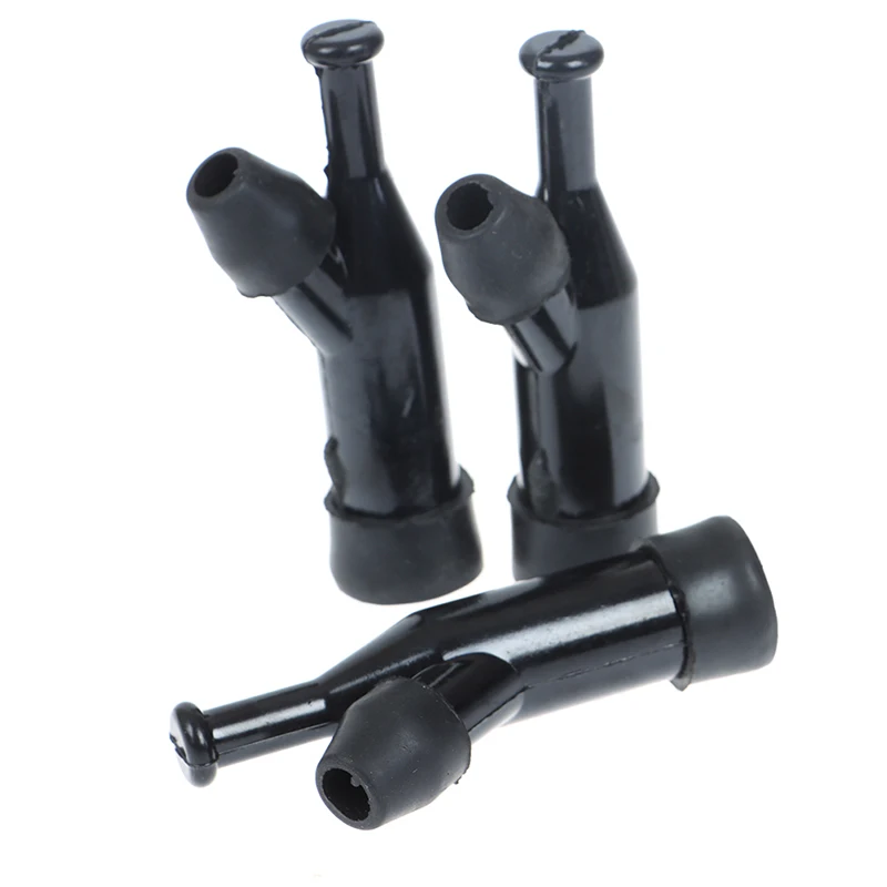 Black Spark Plug Cap For Motorcycle Universal Type General Purpose Various Models motorcycle spark plug cap 3Pcs