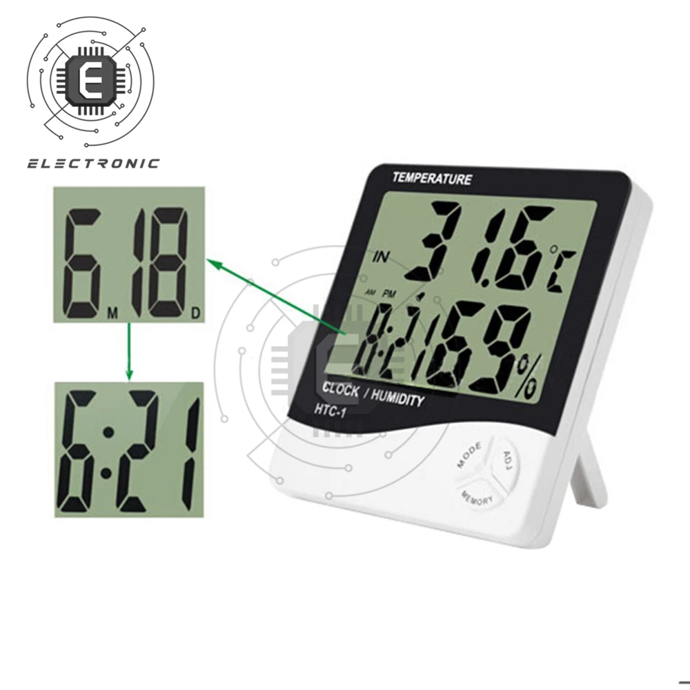 Grower's Select Digital Thermometer & Humidity Meter (HTC-1)