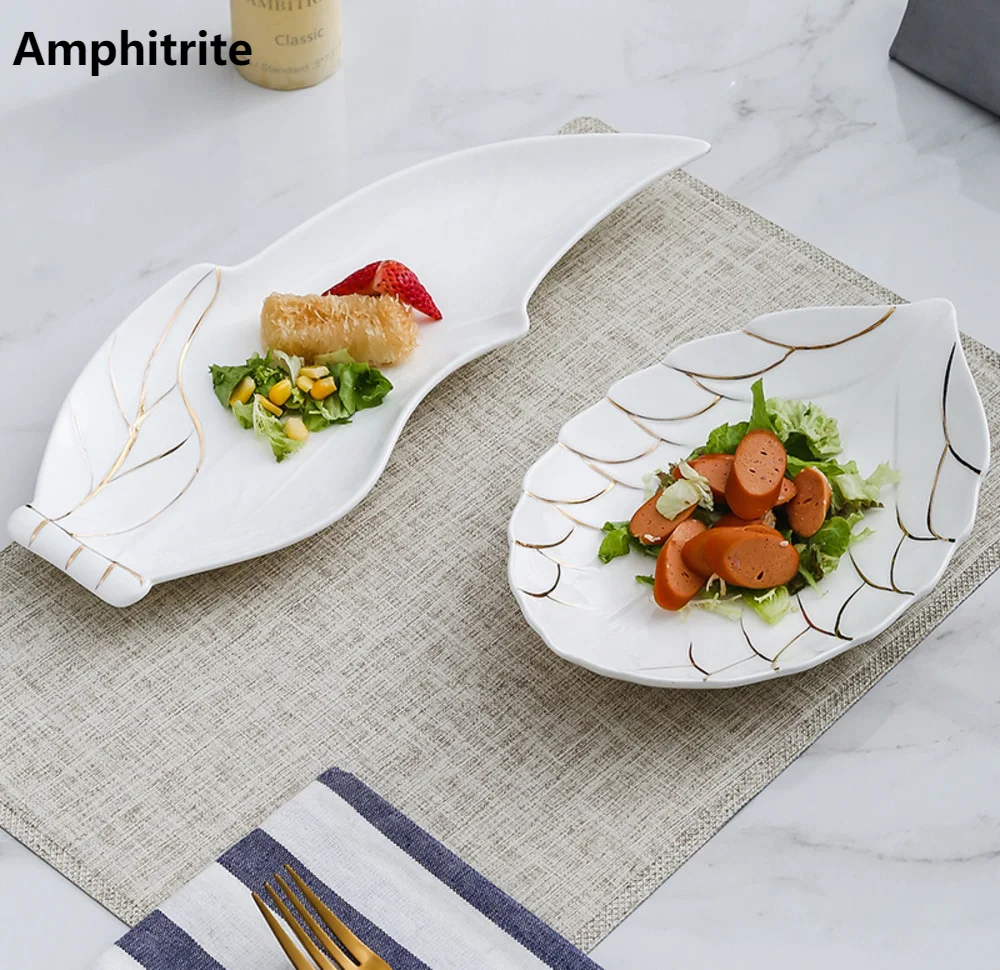 

Roasted White Ceramic Dinner Plate Phnom Penh Sheet 10 Inch Plate Snack Plate At Home Plate Of Afternoon Tea Dessert Plate